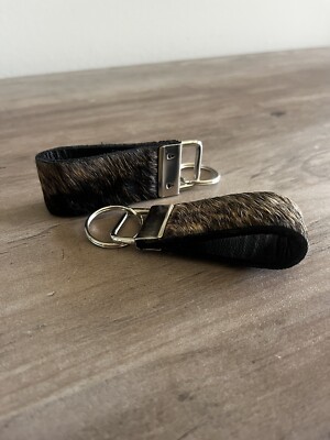 ウルフ Mini Cowhide And Leather Keychains - Silver | eBay