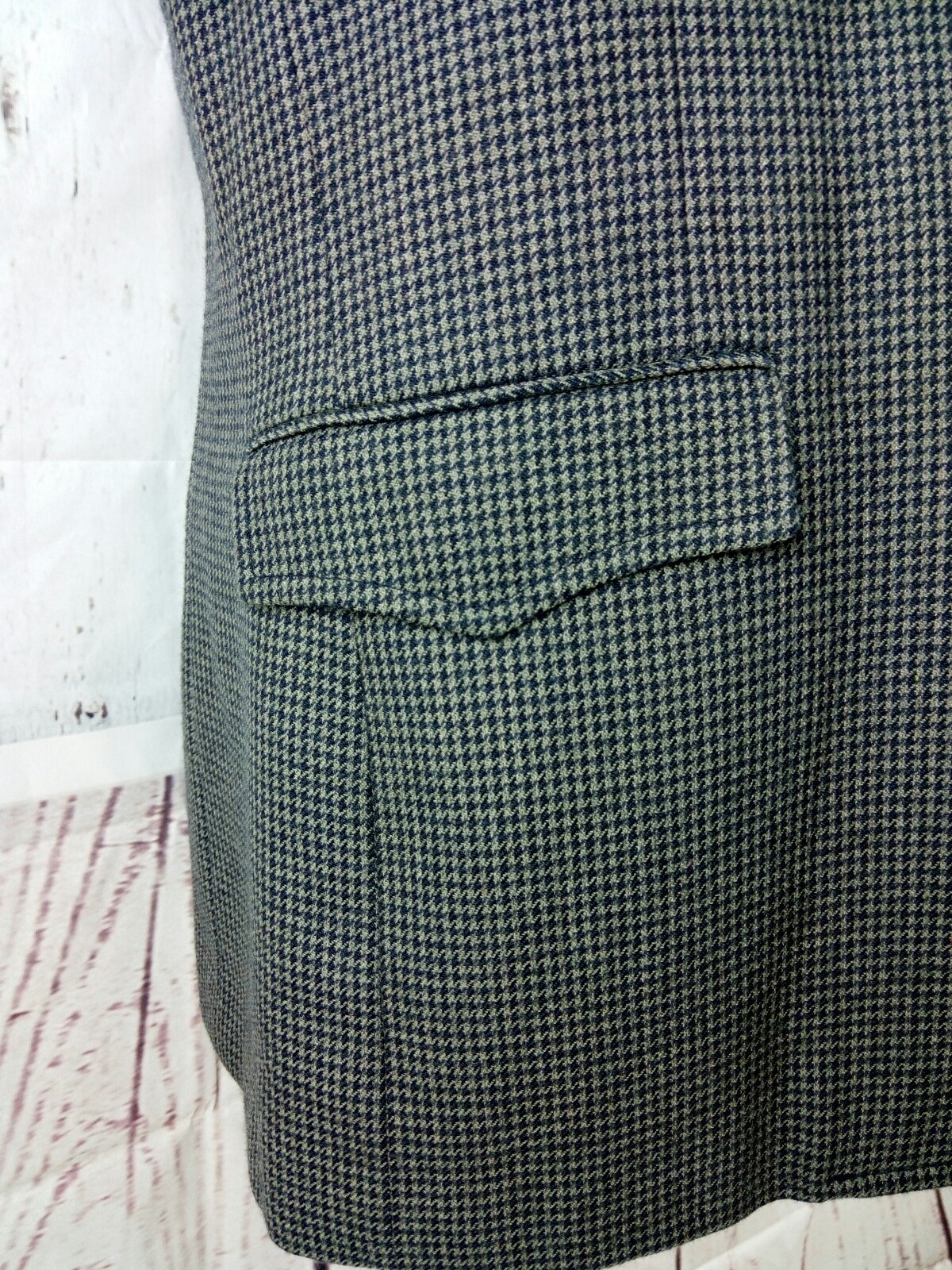 Pendleton 42R 2 Button Multicolor Houndstooth Sui… - image 4
