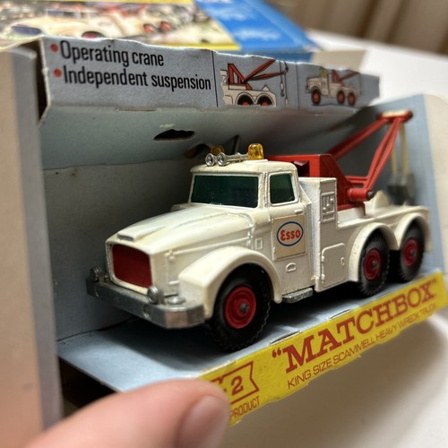 Matchbox King Size K-2 Scammell Heavy Wreck Truck Used W Box Vintage - Picture 16 of 24