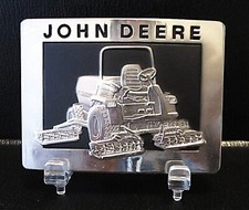 *John Deere Five-Gang Rotary Mower Belt Buckle 1988 Golf Turf Lawn Groomer jd