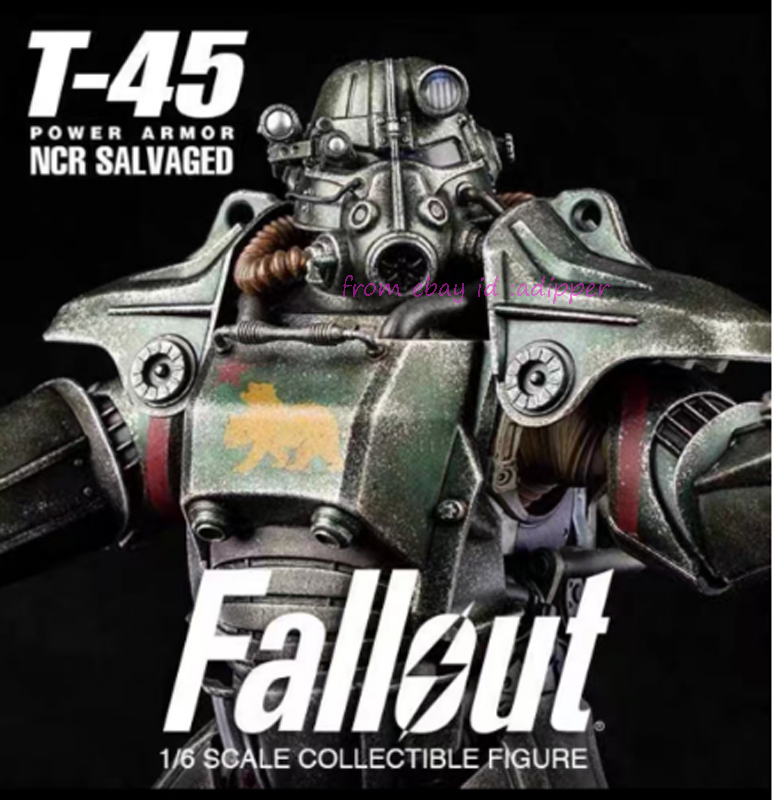 Perfect Threezero Fallout T-45 Ncr Salvaged Power Armor Christmas