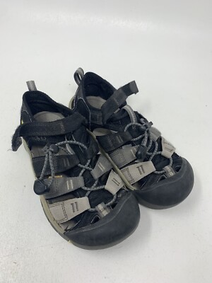 Keen Sandals Youth Size 1 Gray Yellow Waterproof Sport Hiking Outdoor Shoes Boys