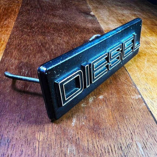 Volvo 200 240 740 940 Series Vintage Grill Mount Genuine Diesel Emblem Badge - Picture 6 of 14