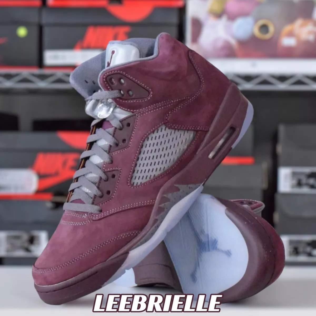 Nike Air Jordan 5 Retro Burgundy 2023 DZ4131-600 GS Men Size