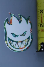 Spitfire Skateboard Wheels Clear Flame Fire SF2A Vintage Skateboarding STICKER