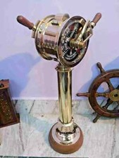 Ancien télégraphe 28" laiton moteur bateau commande vintage marine collection