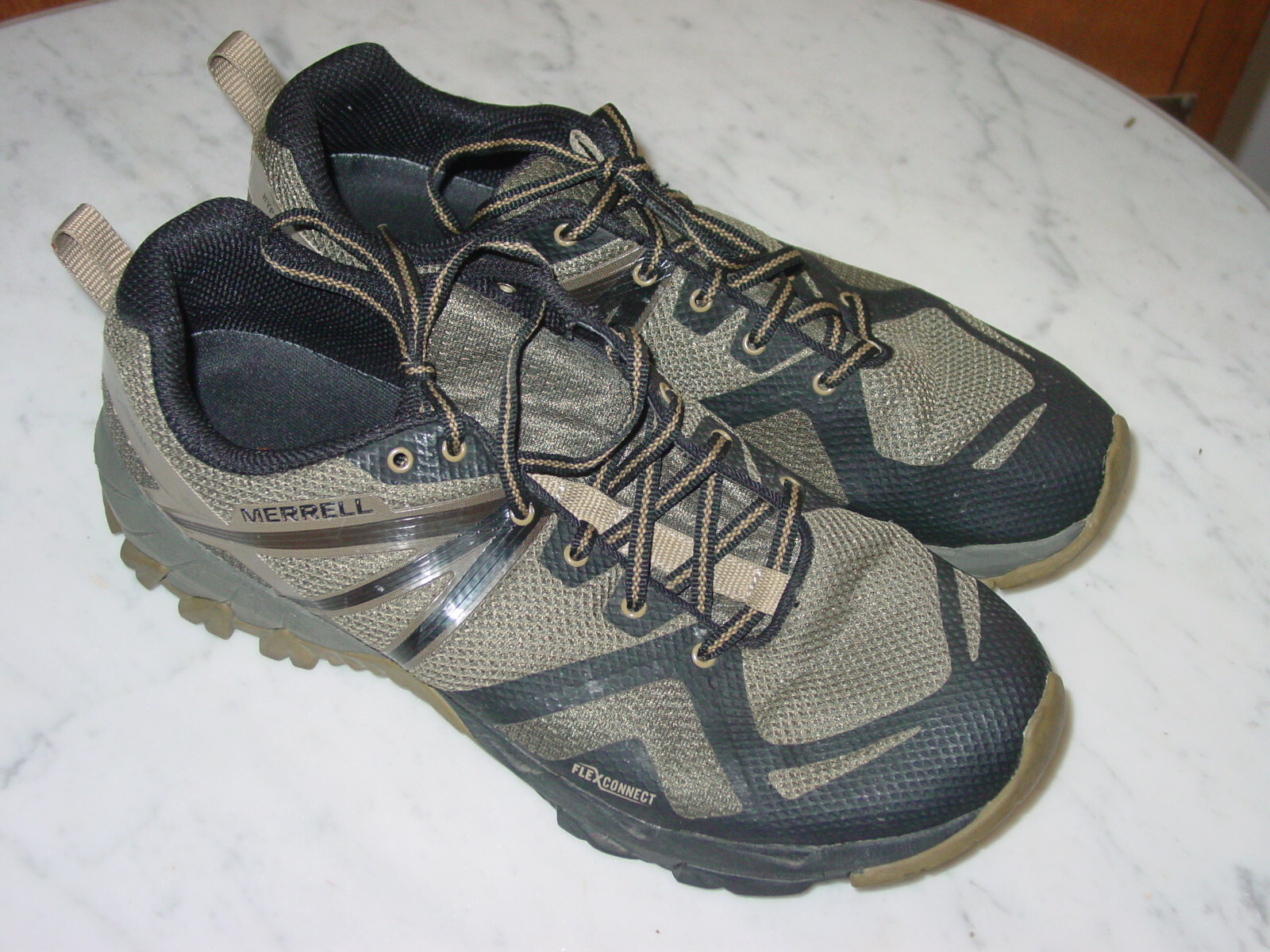 Scarpe da trail Merrell Merrell MQM Flex Connect 2 J50169 Olive Gore tex! Taglia 11