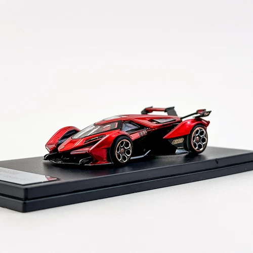 LMF 1:64 Lamborghini V12 VGT Car Model Alloy Diecast Display Gifts Red/blue - Picture 12 of 23