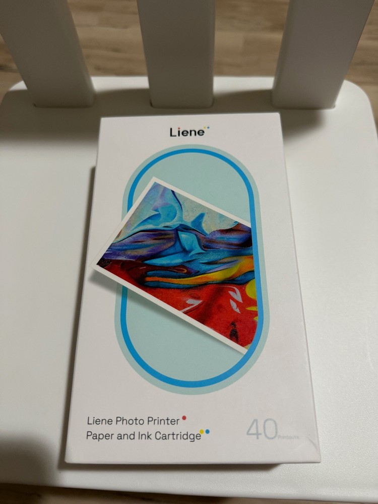 Liene 4x6 Photo Printer with 40 Sheets Paper & Cartridge Refill for DHP512/513