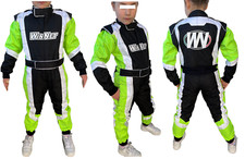 Tuta da ragazzo bambino bimbo per mini go kart go-kart cross 4 6 8 10 12 14 anni