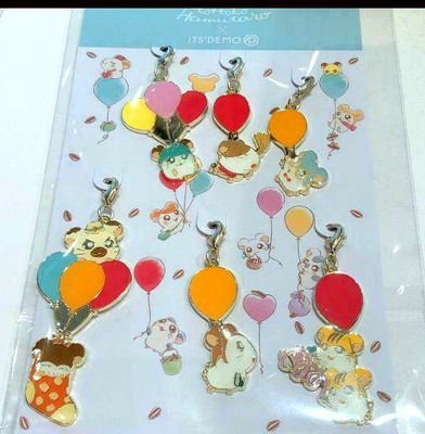 Hamtaro X Its Demo Charm Set Of 6 Tottoko Hamtaro Hamster Balloon Pattern 1 Ebay