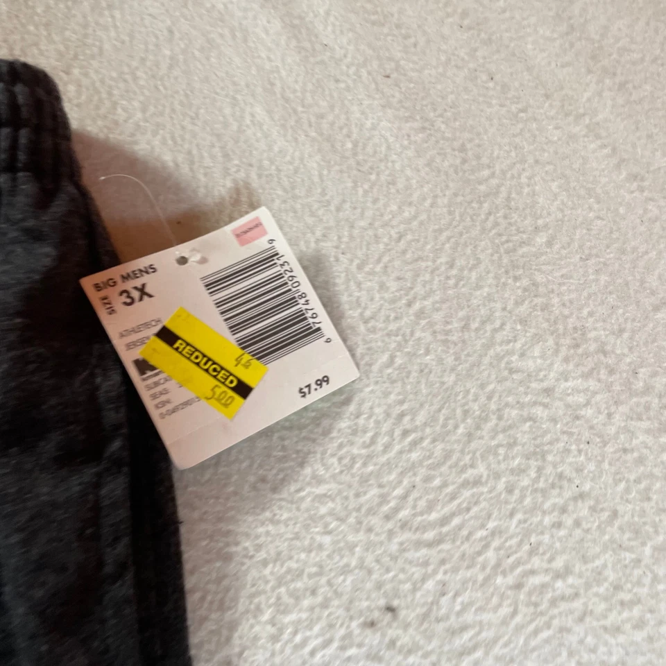 Y2k Gym Shorts Womens 3X Gray Basketball Outdoor Workout 42x6 Athletech Gym - Image 3 of 4