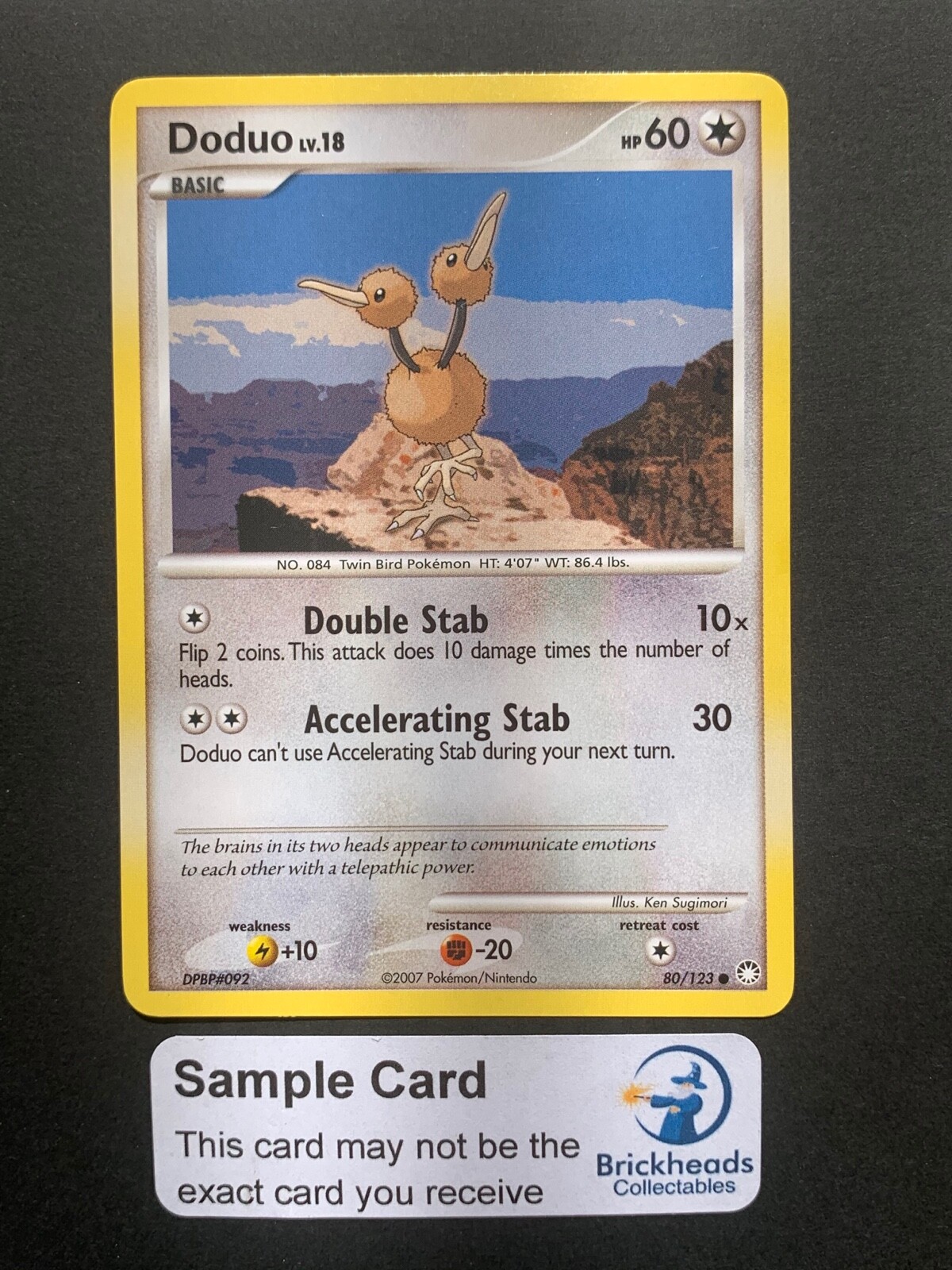 Doduo 80/123 Common | DP: Mysterious Treasures | Pokemon Card