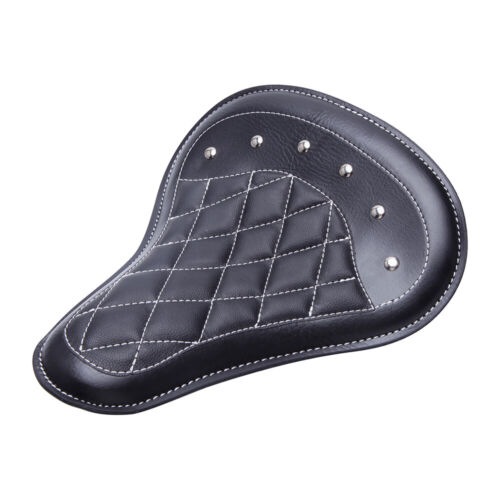 For Harley Softail FXSTC FXSTS Bobber Motorcycle 13" Large Solo Seat w/ Spring - Picture 7 of 11