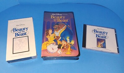 Disney's Black Diamond BEAUTY AND THE BEAST VHS, Making Of... VHS & CD - All NEW