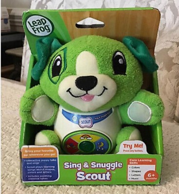 LeapFrog Sing and Snuggle My Pal Scout interactive plush toy 