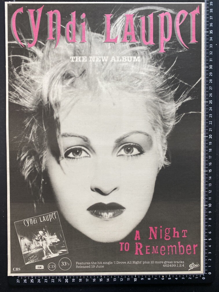 Cyndi Lauper A Night to Remember ポスター Cyndi Lauper - A Night To Remember | Deezer