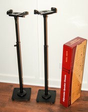 videosecu 2 heavy duty pa dj club adjustable height satellite speaker stand mount