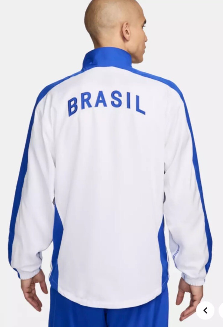 Nike Brazil 1998 Reissue Soccer Replica Track Jacket Men Nike Brazil 1998 Reissue Soccer Replica Track Jacket Men