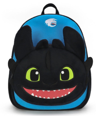 14'' How to Train Your Dragon 3 TOOTHLESS Plush Doll Toy School Backpack Book Bag