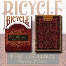 OLD MASTERS BICYCLE DECK OF PLAYING CARDS NUMBERED LIMITED EDITION POKER SIZE