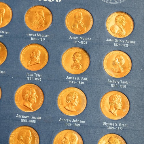 United States Mint - Medals of The Presidents - 36 Medals Washington - Nixon - Foto 6 di 6