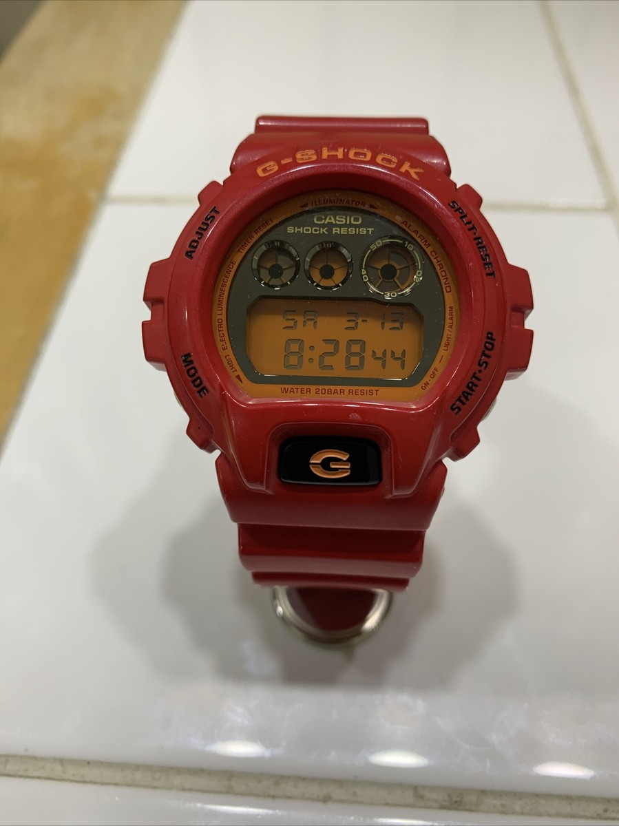 Casio G-Shock 3230 DW-6900CB Red Orange | eBay