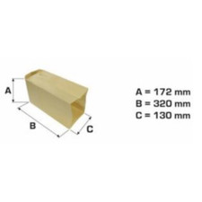 PakTrade 5 Vacuum Cleaner Bags for Nilfisk One BGB10E05A2 EU
