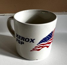 Vintage Xerox FSP The Wave of the '90's American Flag Ceramic Mug