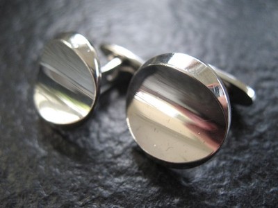 Manschettenknöpfe Silber 925 Georg Jensen Dänemark No 107 von ca. 1965