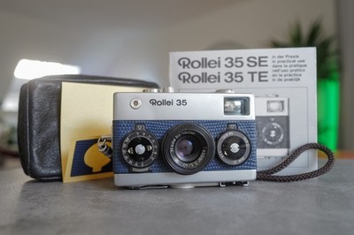 Rollei 35 mit Carl Zeiss Tessar 3,5/40mm Leder neu