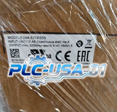 1PCS New DELTA ECMA-E21315SS Servo Motor ECMAE21315SS  Fast shipping