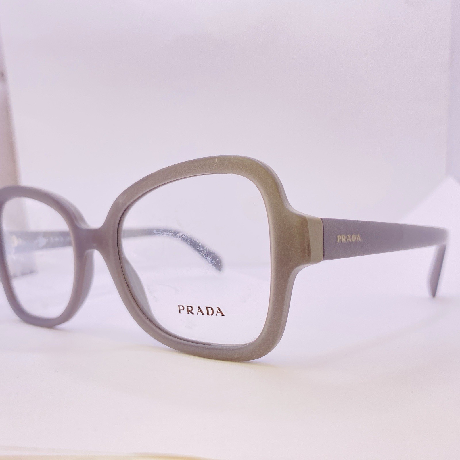 Prada Eyeglasses Frames VPR 25S UFG-1O1 51 [] 18 135 MM Matte Grey Stone