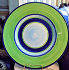 Vintage Heavy Hand Painted Italian Pottery by Ancora 14" Vibrant Serving Platter — photo 3