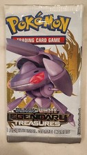 Pokemon Black & White Legendary Treasures Booster Pack NEW Sealed Genesect Art