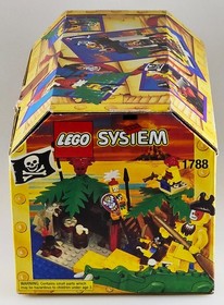  VINTAGE 1995 LEGO PIRATES TREASURE CHEST 1788 - PLEASE READ DESCRIPTION