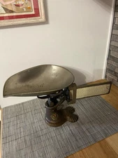 Antique Palouze Superb General Store Candy/Dry Goods Balancing Scale EUC