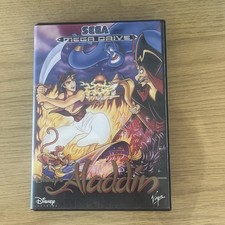 Thumbnail of ebay&reg; auction 116977586344 | Disney’s Aladdin Sega Mega Drive | Komplett in Box mit Handbuch | PAL | CIB