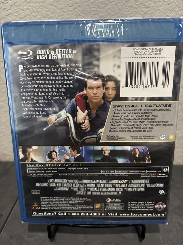 Tomorrow Never Dies James Bond Blu-ray Pierce Brosnan Foto 2 de 2