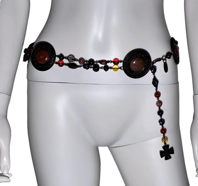 Beaded Multicolor Belts for Women for sale | eBay display picture 3