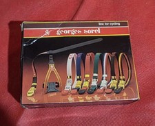 CICLISMO GEORGE SOREL PUNTAPIEDI TOE CLIPS L NUOVI EROICA VINTAGE BIANCHI COLNAG