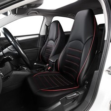 Classic Universal Pu Leather Car Front Seat Covers High Back Bucket Seat
