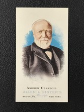2006 Topps Allen & Ginter #344 Andrew Carnegie Mini Businessman