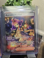 2025 Pokemon TCG Mega Evolution 183/132 Acerola's Mischief SIR