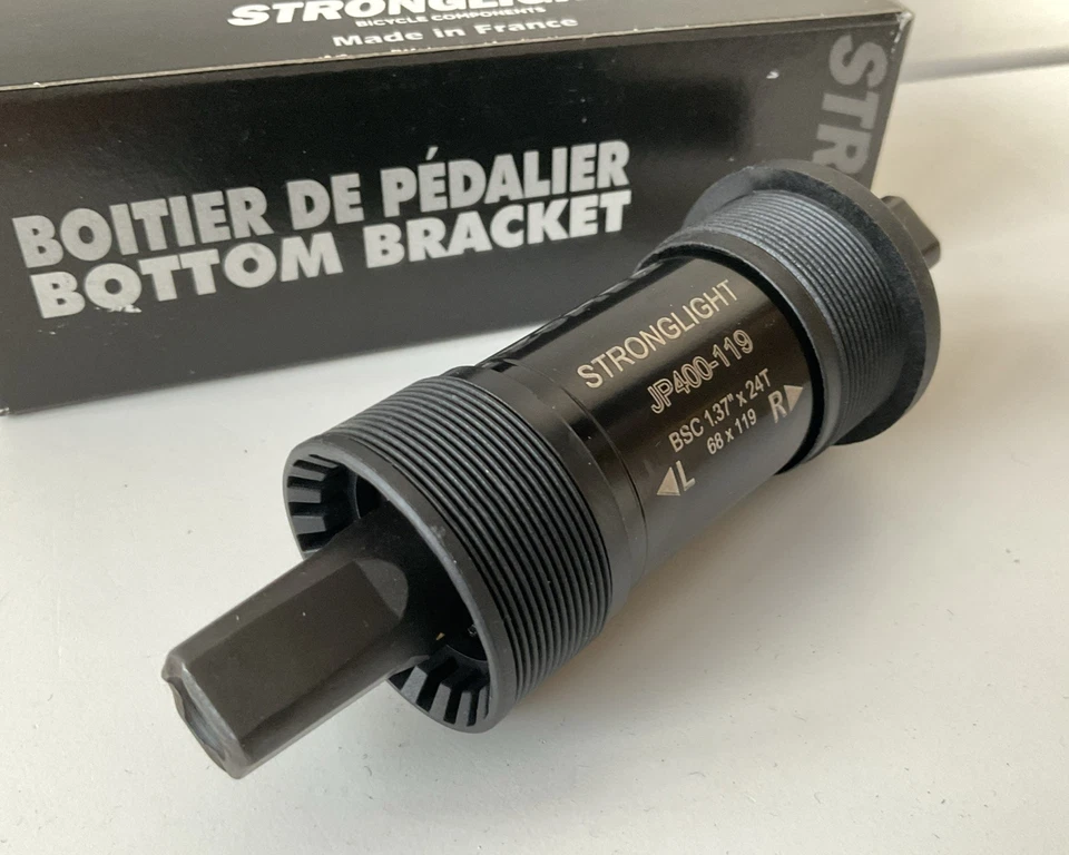 Stronglight JP400 Square Taper JIS Bottom Bracket 119mm x 68mm - Image 2 of 3