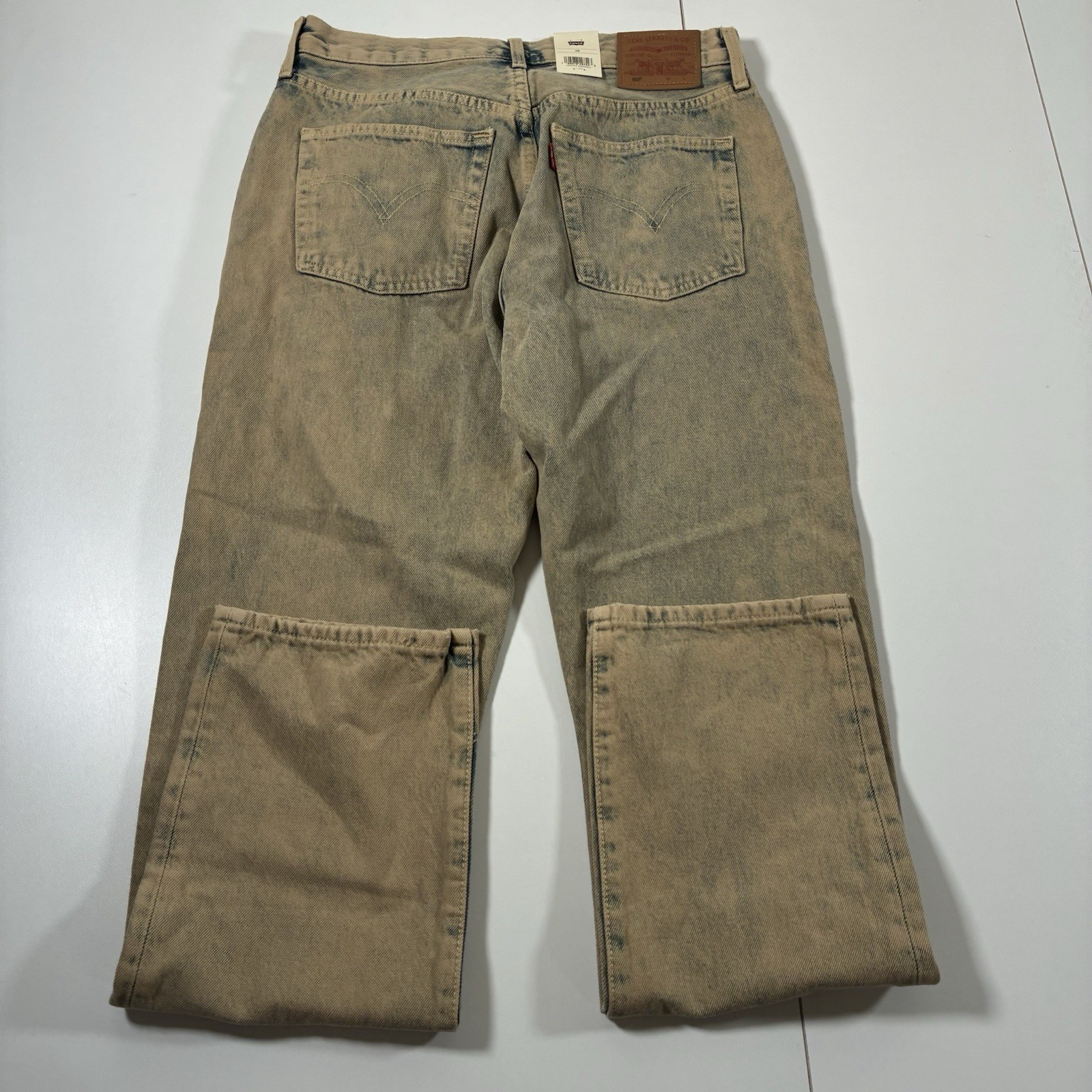 NEW Levi's Premium 501 Jeans 28x30 Button Fly Acid Wash Denim USA Cowboy NWT $98 thumbnail 5