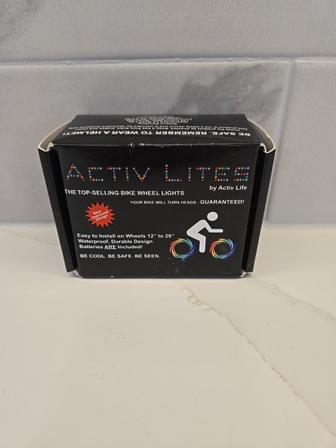 New Activ Life LED Bike Wheel Lights with Batteries Included!