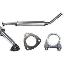 Lada Niva Taiga 1.7i Triangular Flange Silencer + Mounting Set