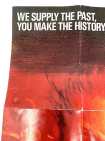 Romance of the Three Kingdoms NES Reference Map/Poster VTG Insert Koei Nintendo