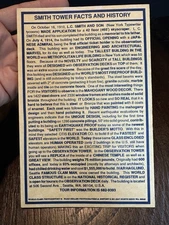 VTG L. C.Smith Building Seattle WA Smith Tower Real Photo Postcard Greeting